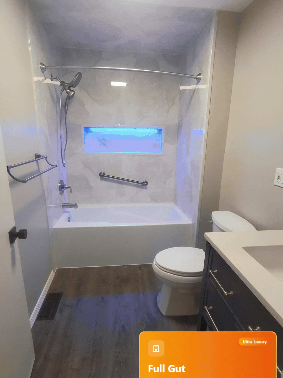 Bathroom Before and After Transformation