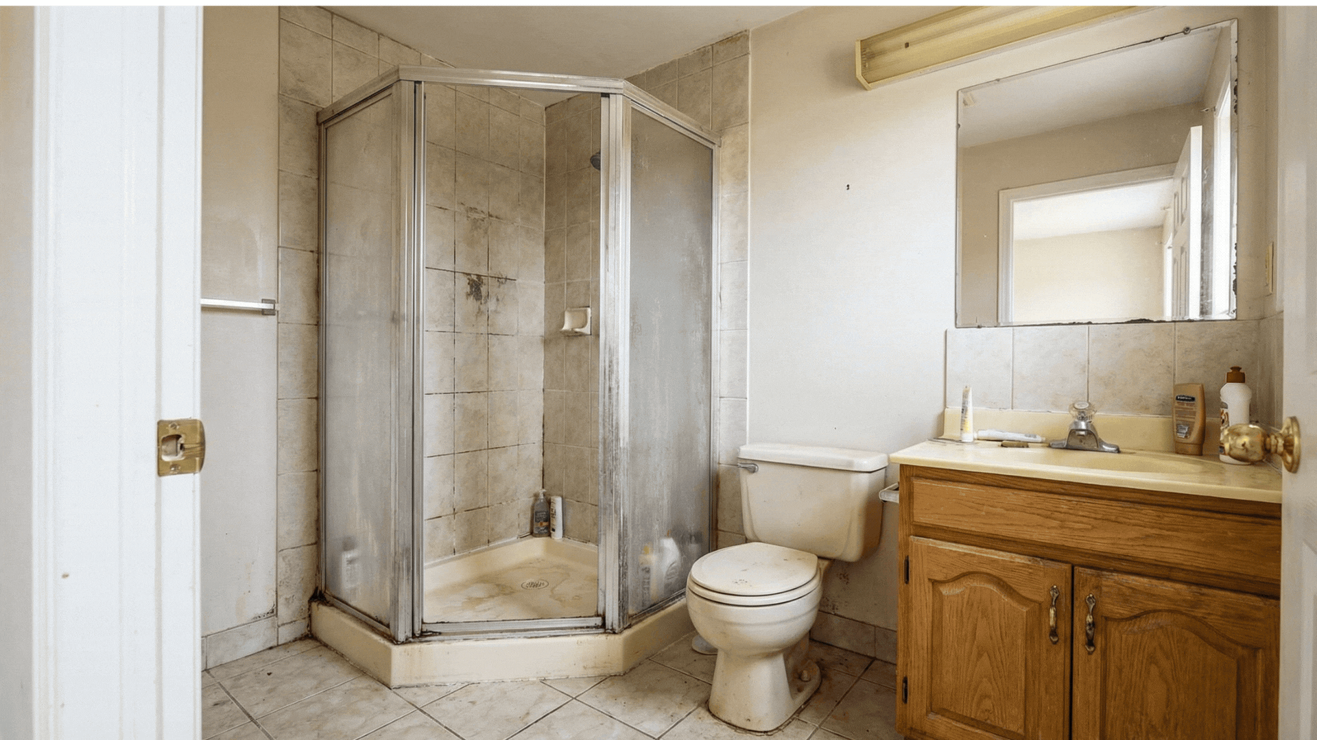 Bathroom Before and After Transformation